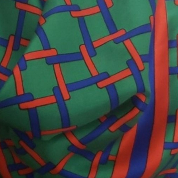 Scarf EUC Women Multi Color Geometric style - Picture 5 of 5